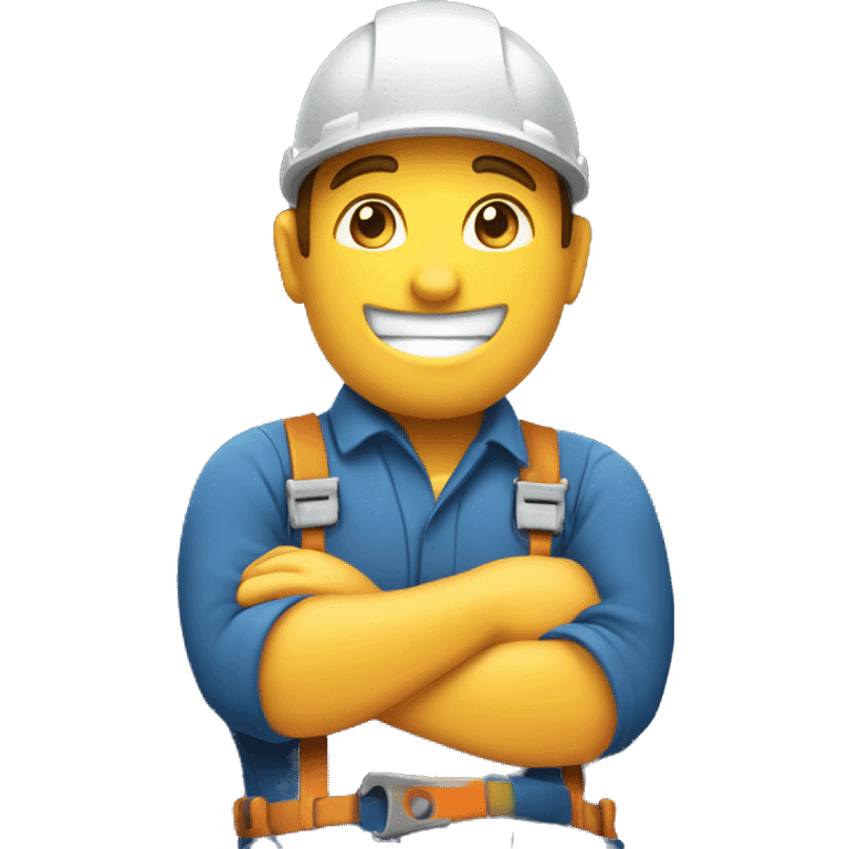 handyman hugging a boiler emoji