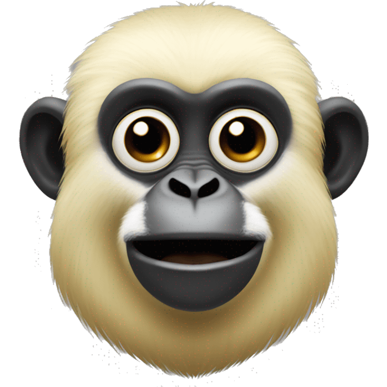 Funky monkey gibbon emoji