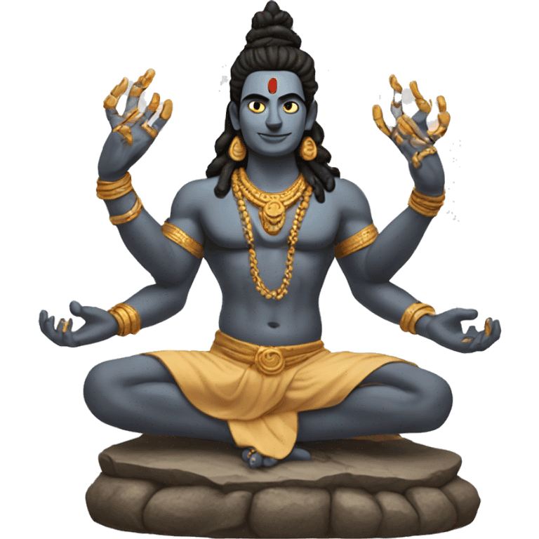 shiva with many arms emoji