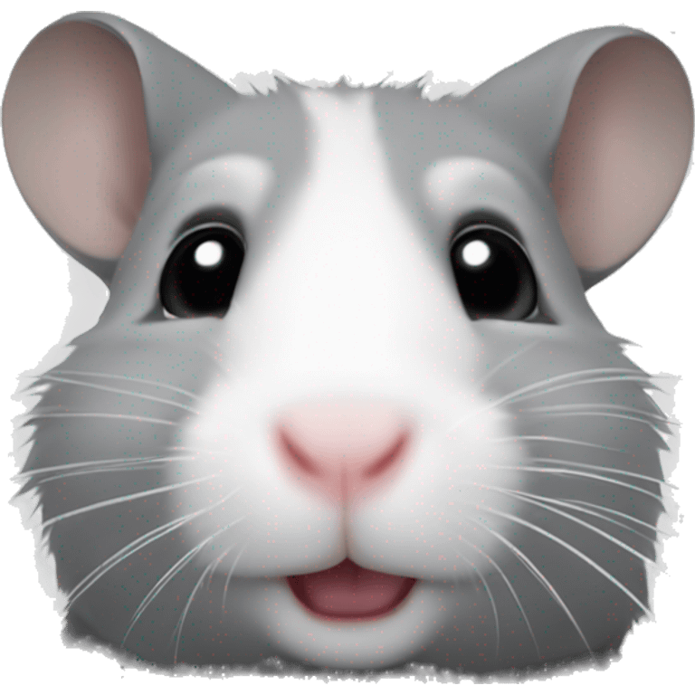 À hamster grey emoji