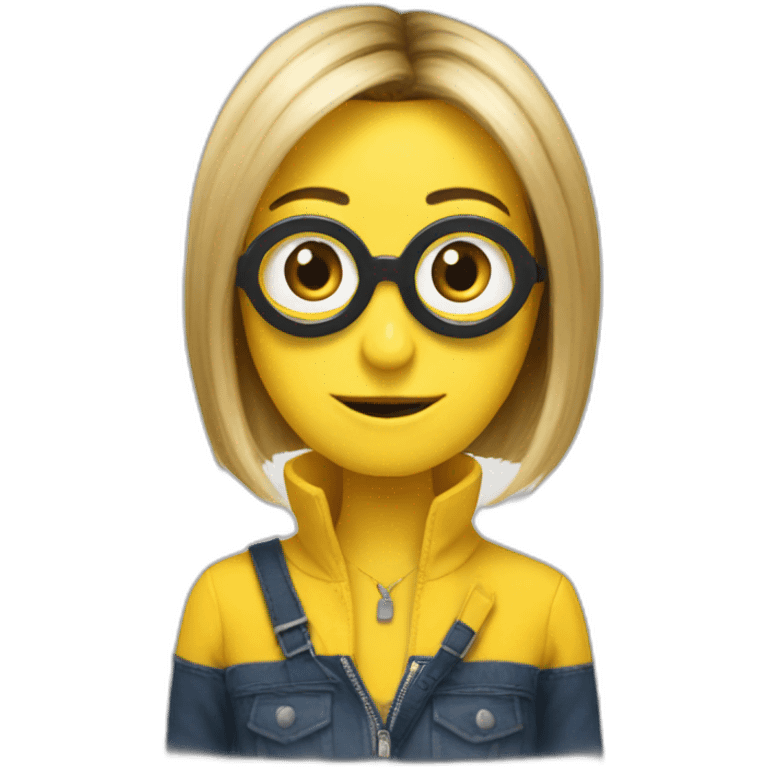 emanuelle macron en minion emoji