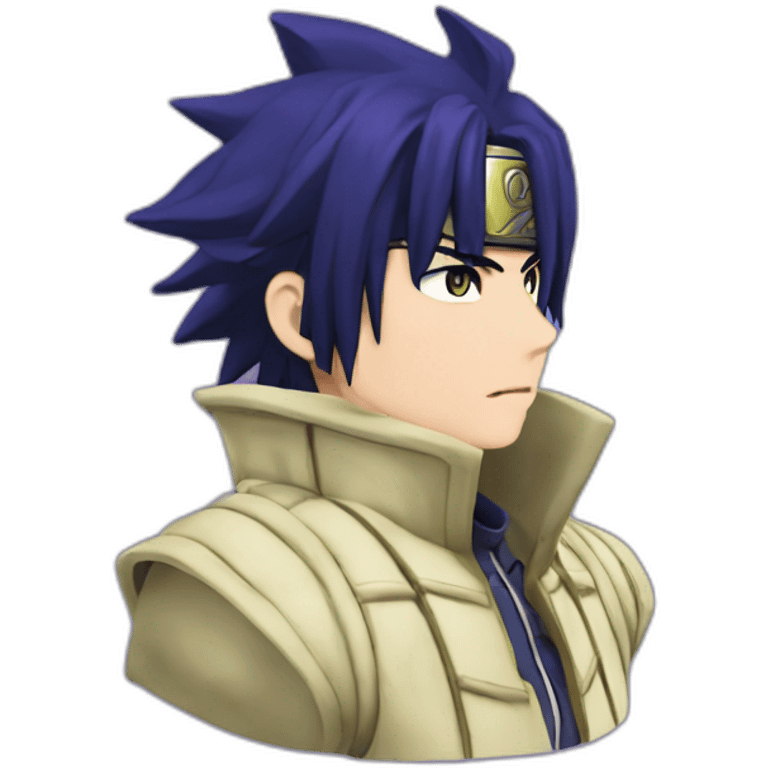 jojo bizarre adventure sasuke alone emoji