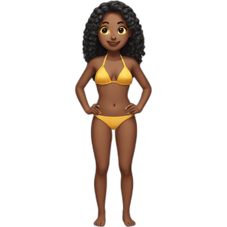 bikini girl emoji