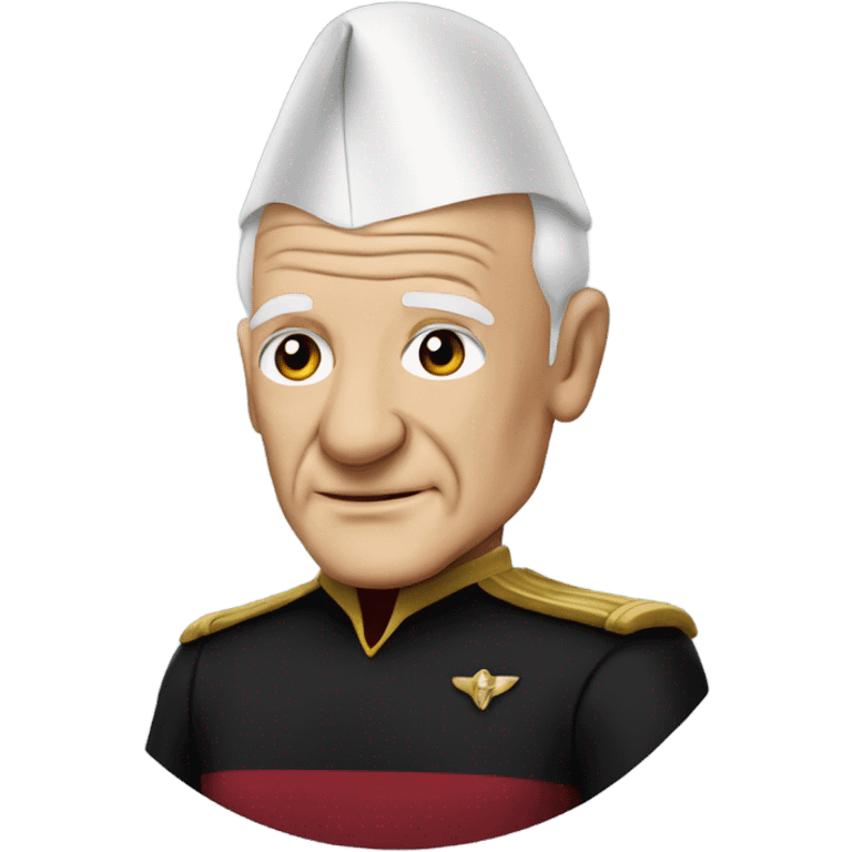 captain picard wearing a birthday hat emoji