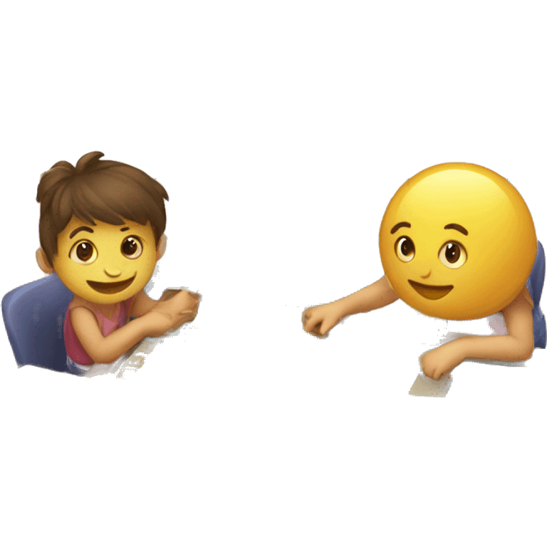 kids playing board games emoji