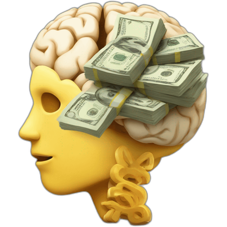 brain and money emoji