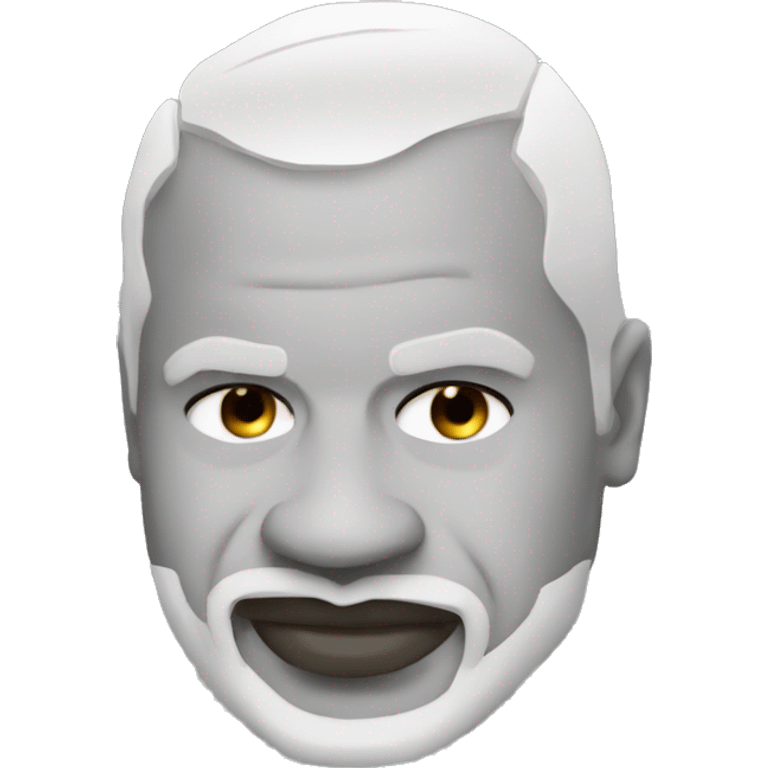 Shaq o neal avec une tete de poule emoji