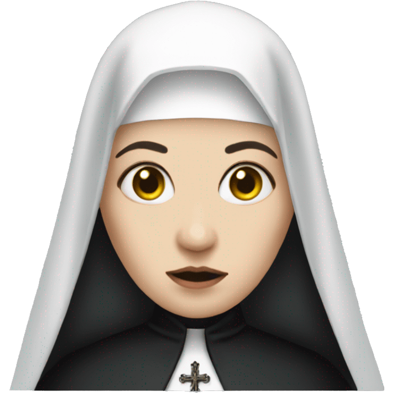 The nun, gothic emoji