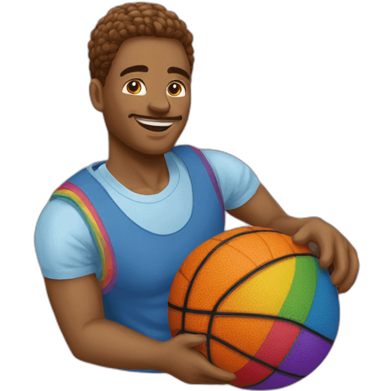 Panier de basket lgbt emoji