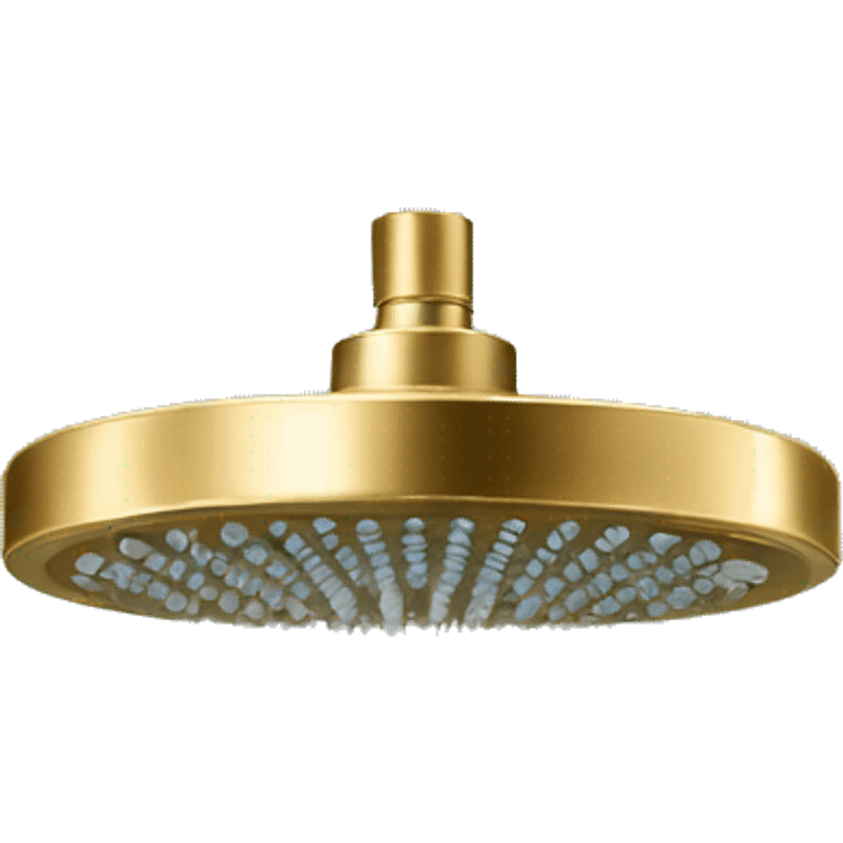 Shower Head in Gold  emoji