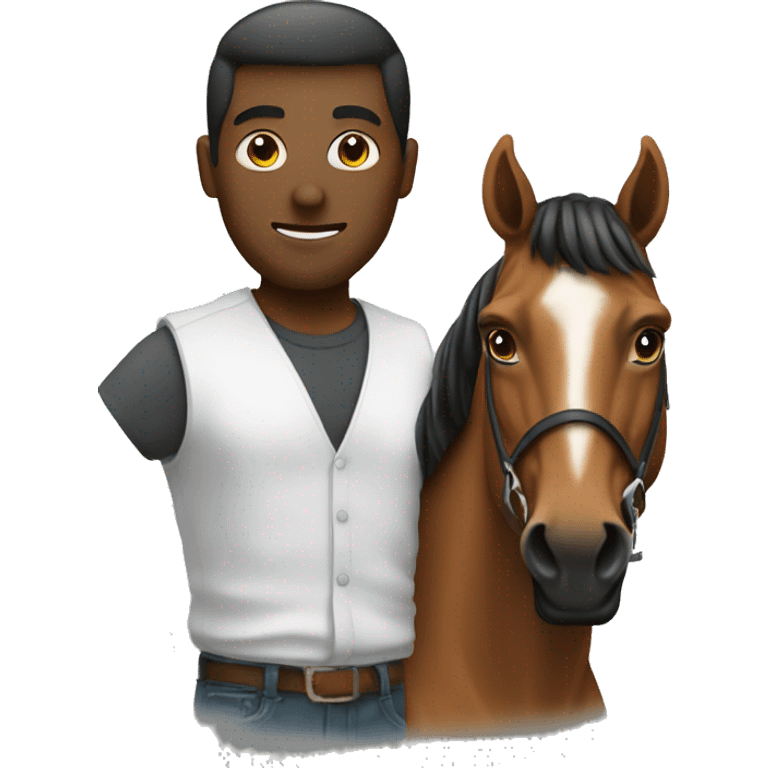 A programmer combined with a horse emoji