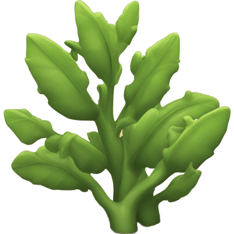 A plant in an arid region emoji