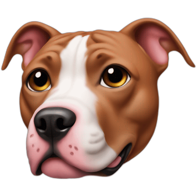 pitbull nose rose emoji