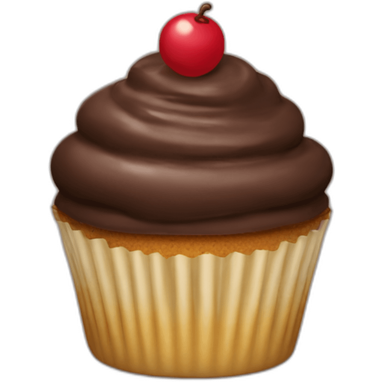 chocolate-cupcake emoji