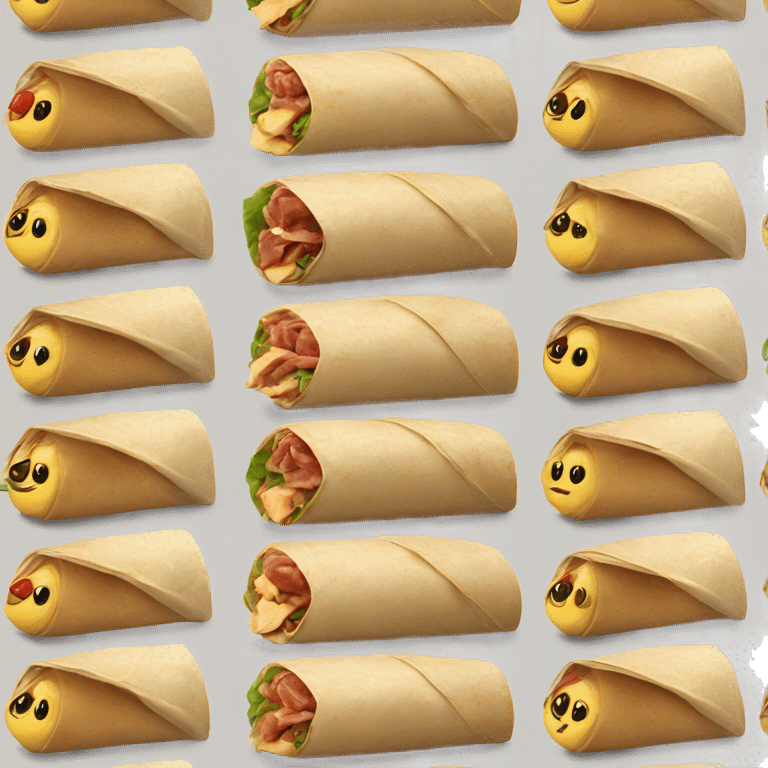 deli meat burrito wrap emoji