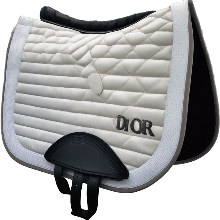 Dior saddle pad dressage  emoji