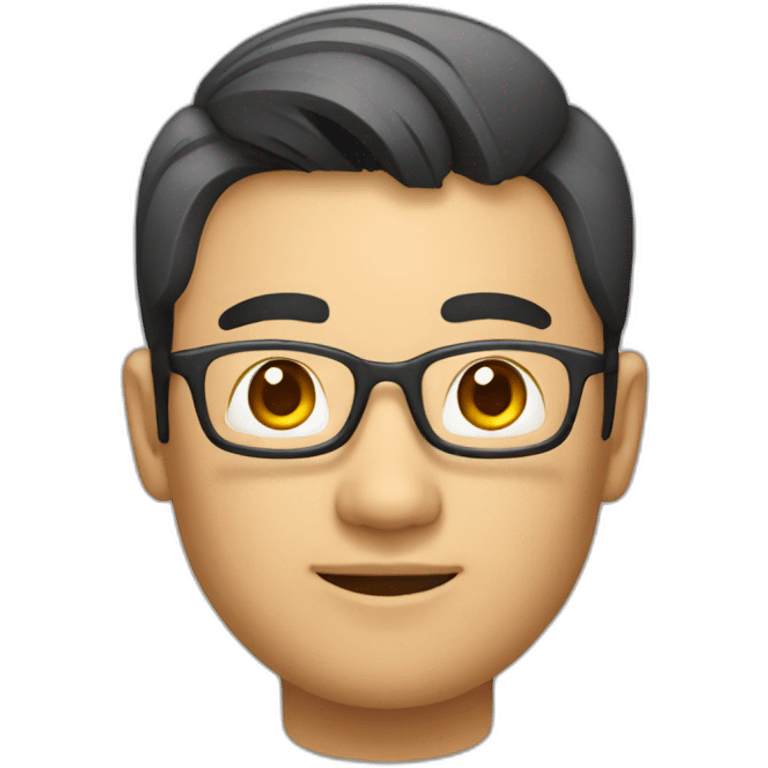 a handsome asian UX designer emoji