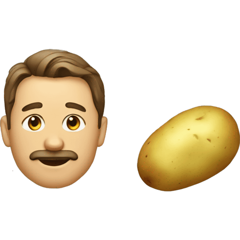 Lukaschenko and potato emoji