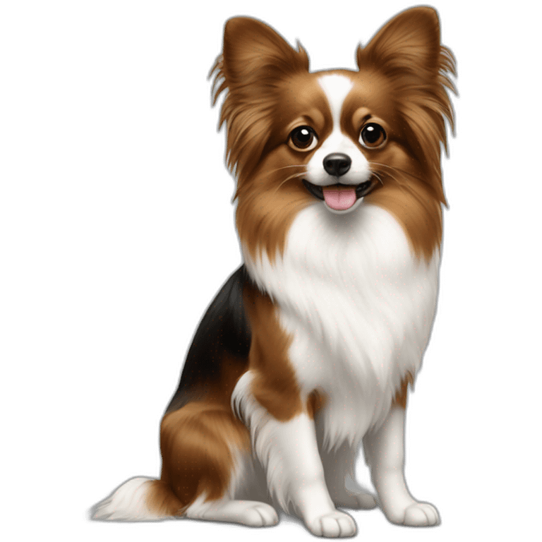 Papillon sur chat emoji