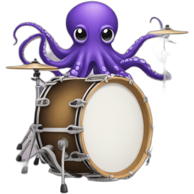 octopus drums emoji