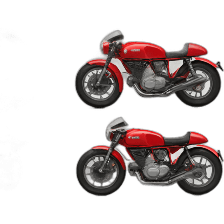 vintage red ducati emoji