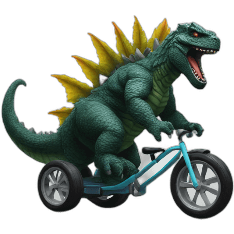 godzilla-riding-tricycle emoji