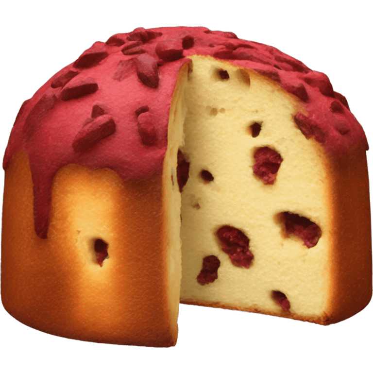 Red velvet panettone  emoji