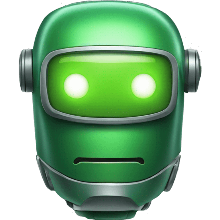 green robot emoji