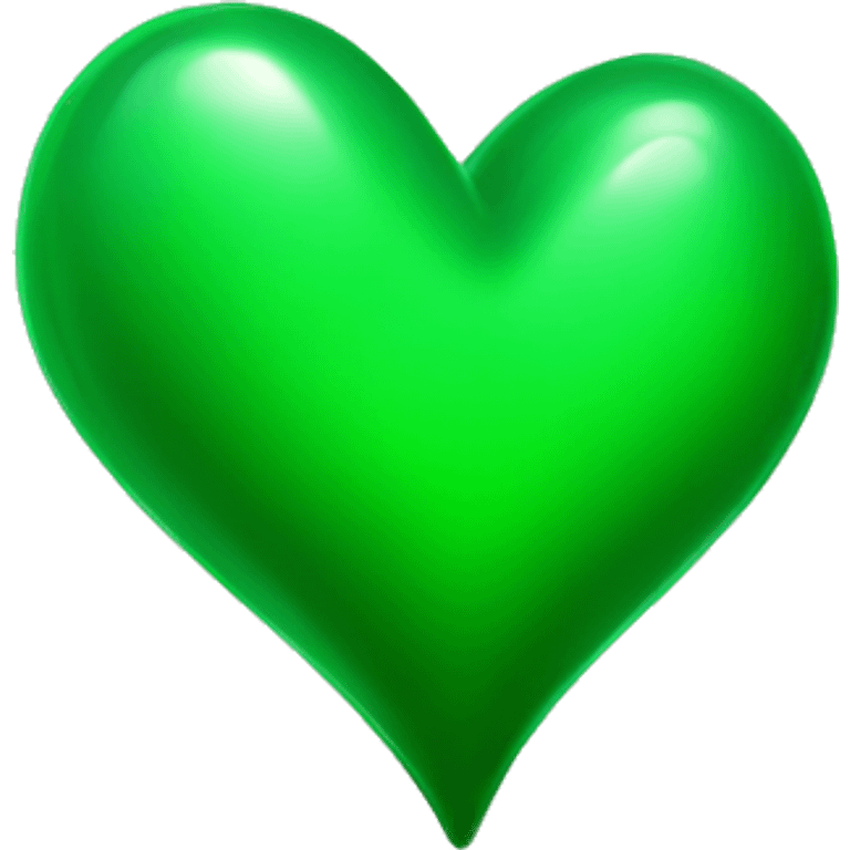 repaired green heart emoji