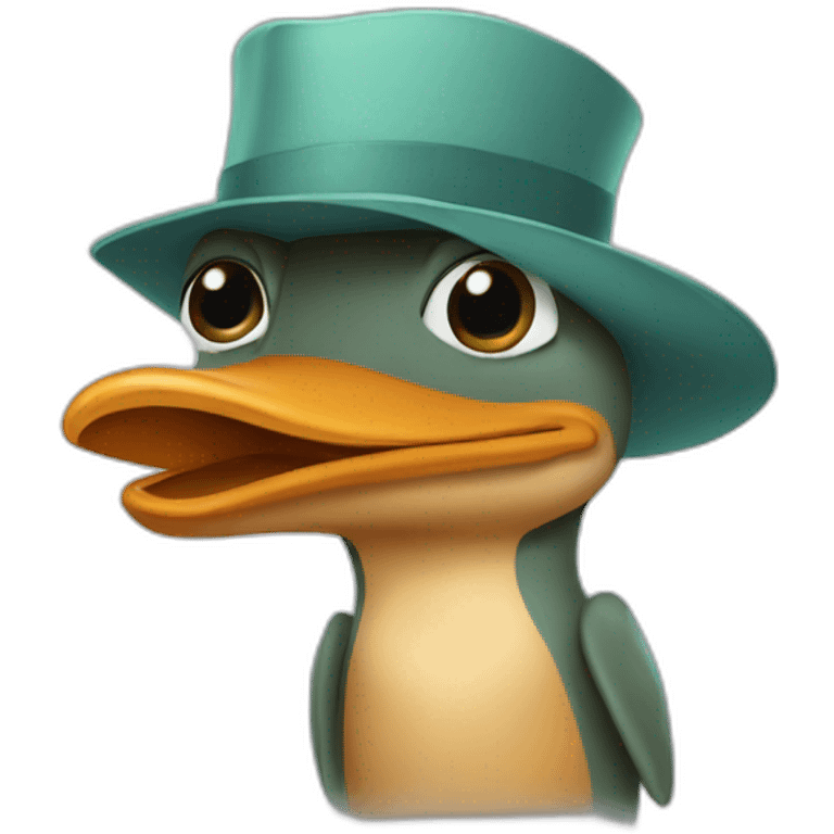 Perry the platypus emoji