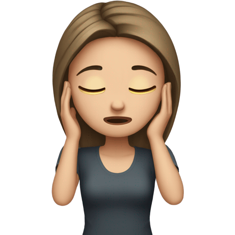 Girl with a headache  emoji