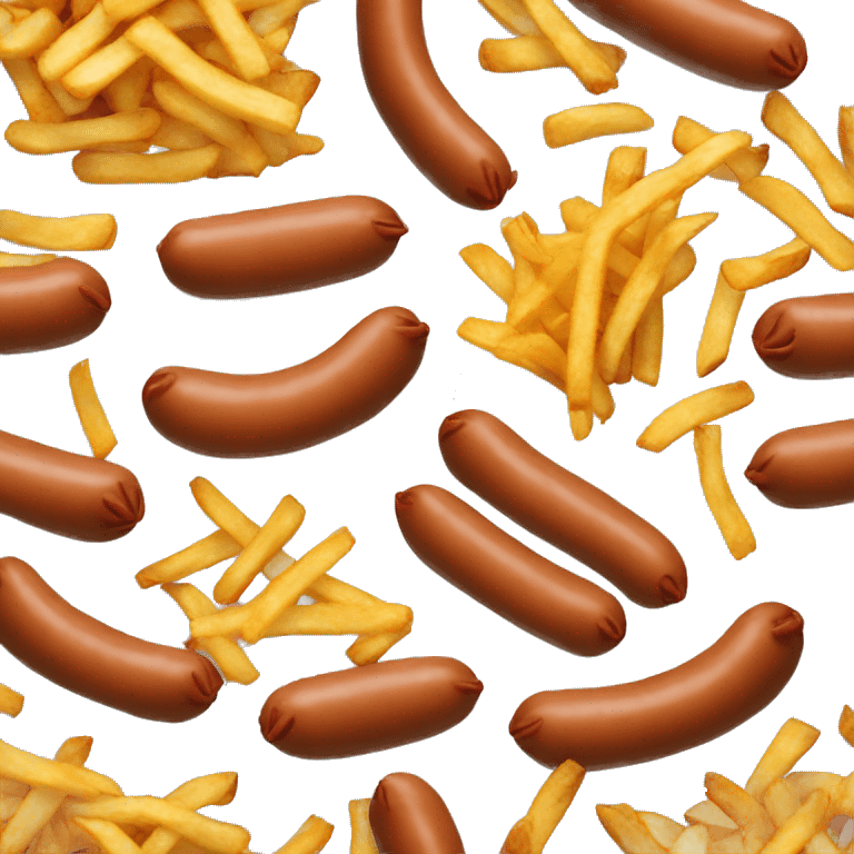 Sausage and fries emoji