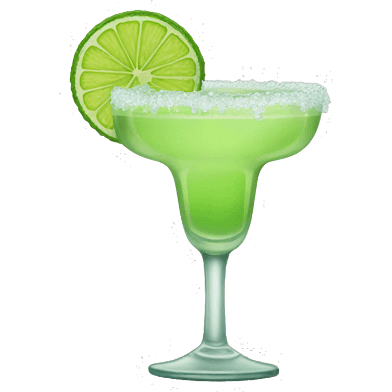 Margarita in a glass emoji