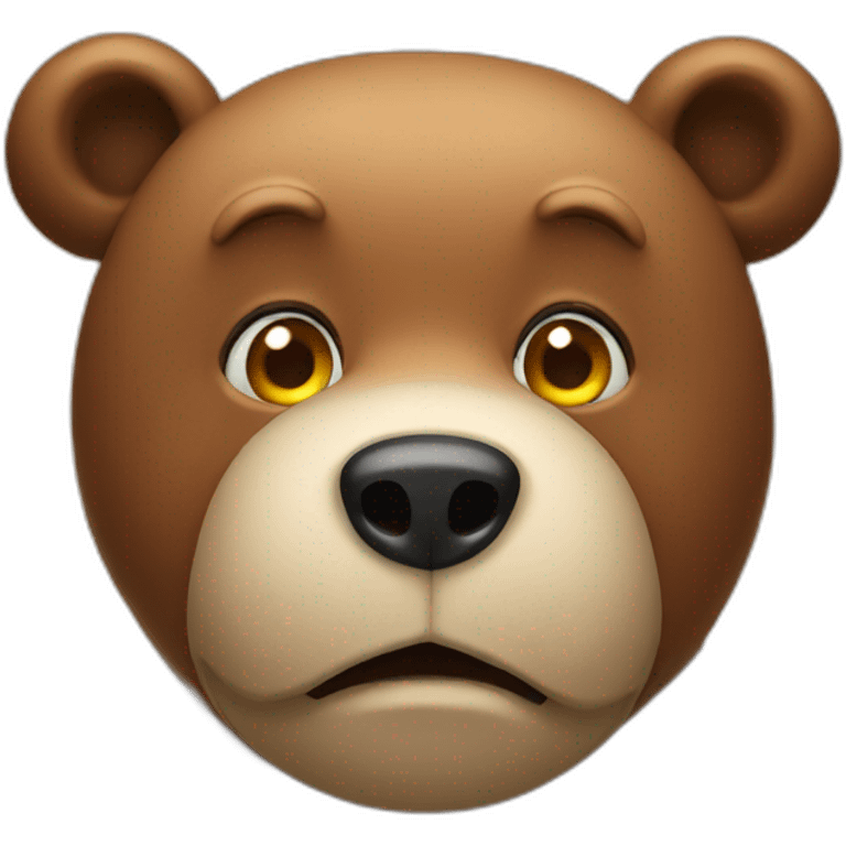 Fart bear emoji