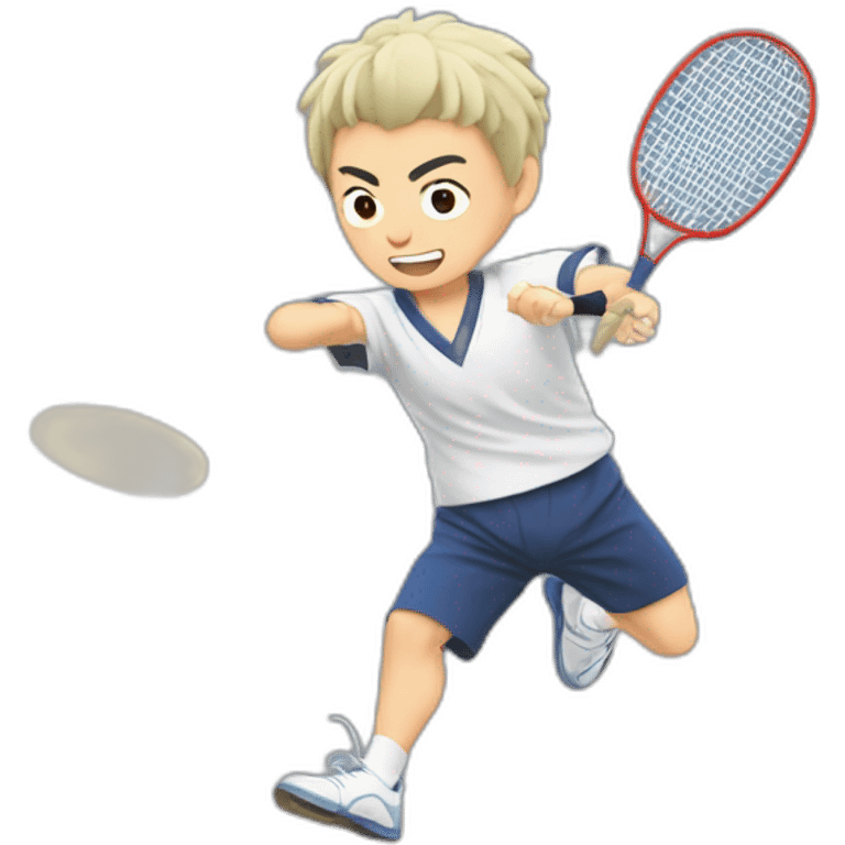 jujutsukaisen gojo playing badminton emoji