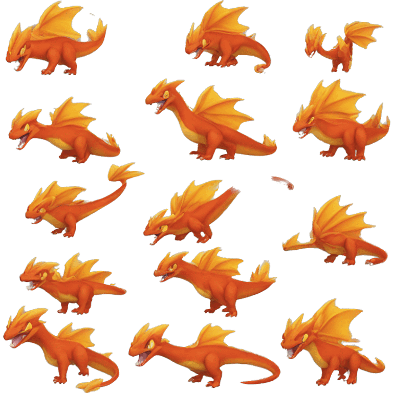 Dracaufeu Pokémon  emoji