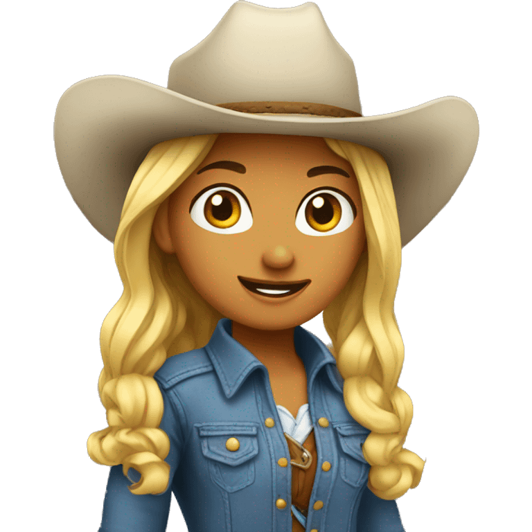 Cowgirl emoji