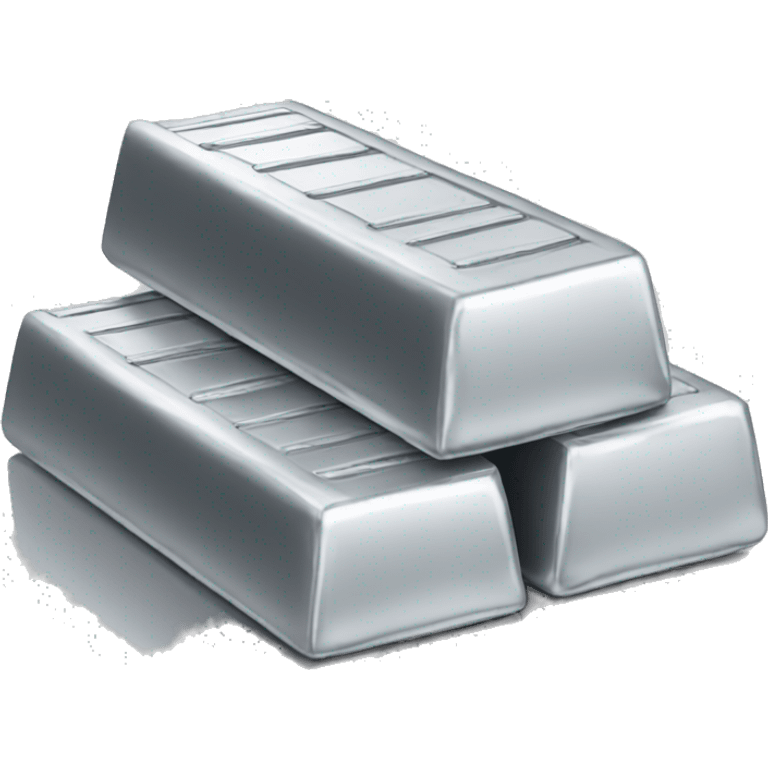 3 silver bars emoji