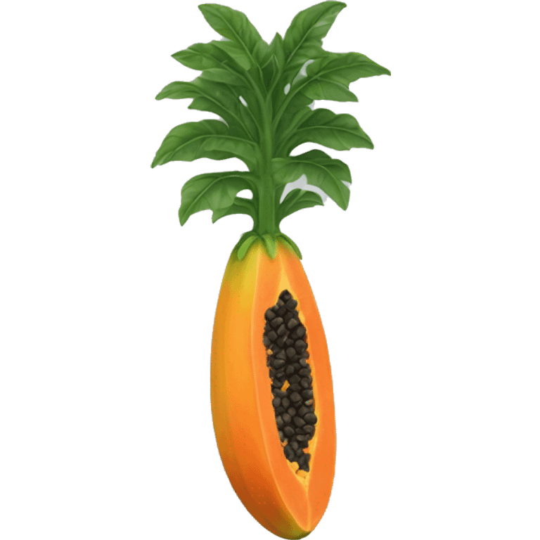 Papaya emoji