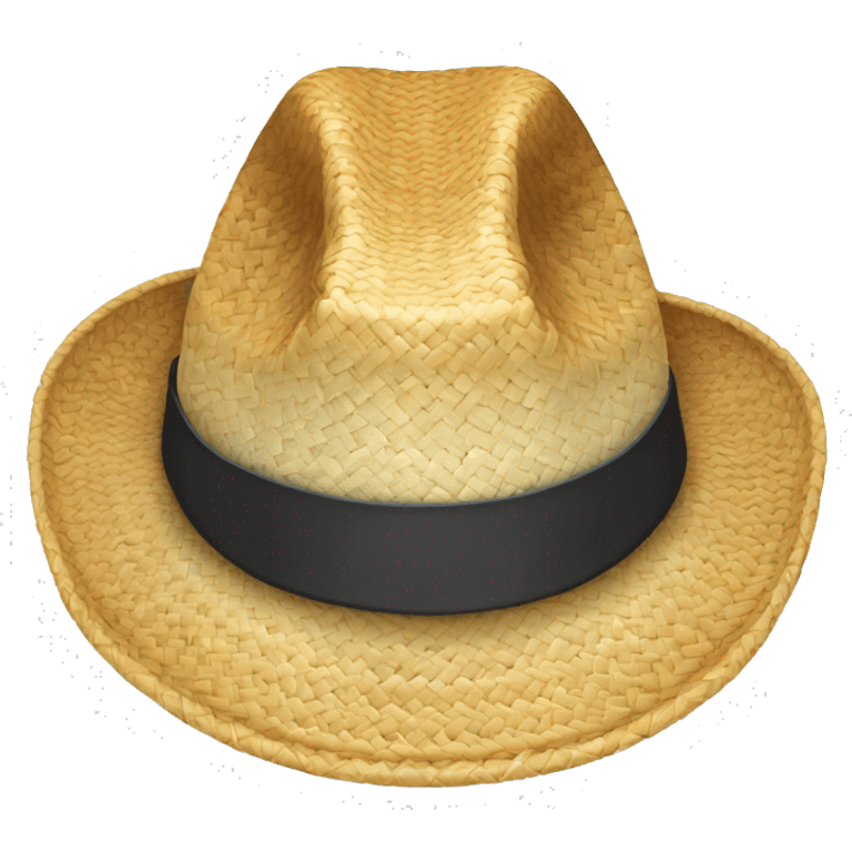 Straw hat emoji