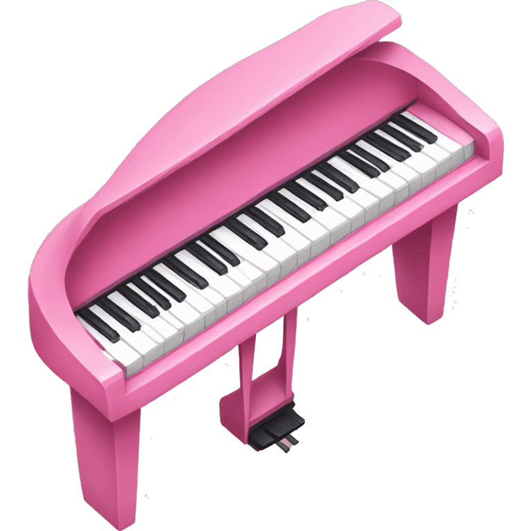 pink piano emoji