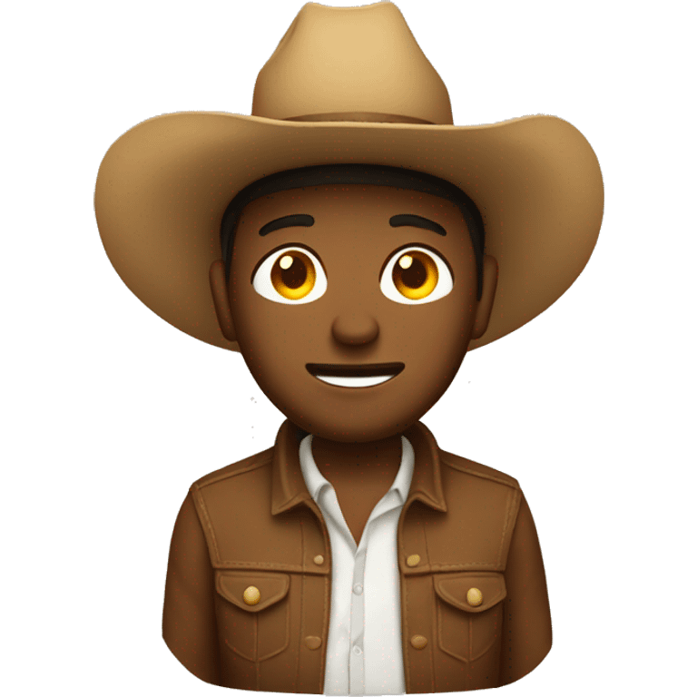 pregnant man with cowboy hat emoji