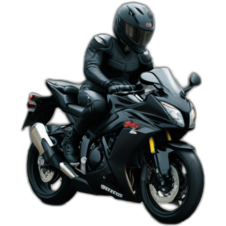 black suzuki gsx 8s emoji