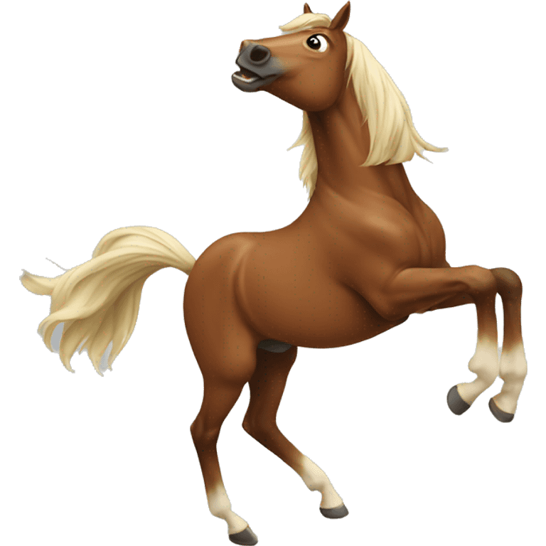 Horse dancing emoji