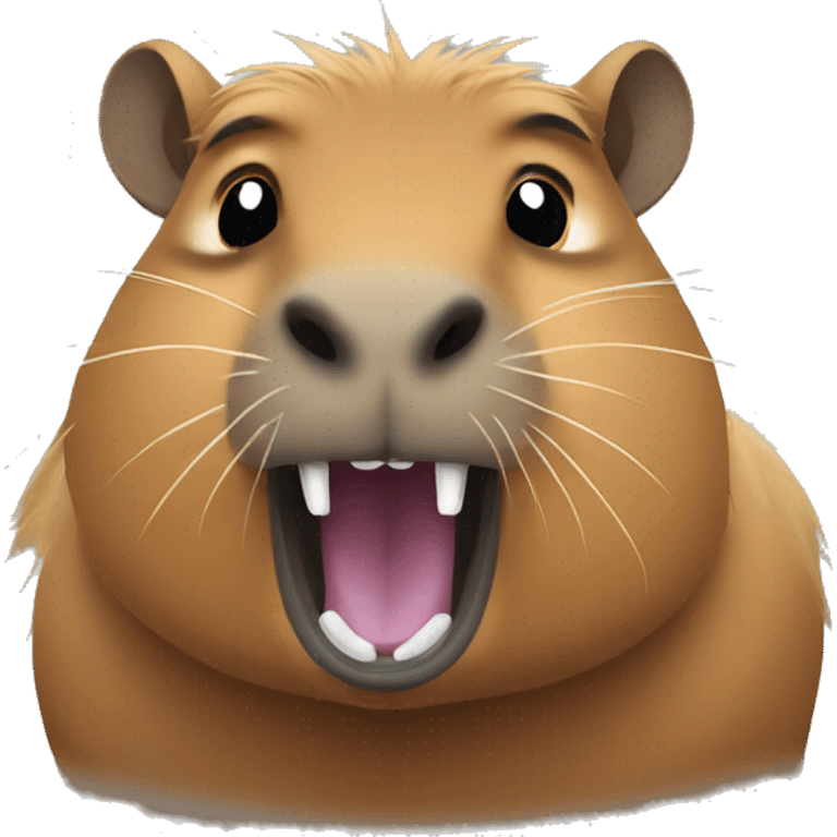 Capybara angry  emoji