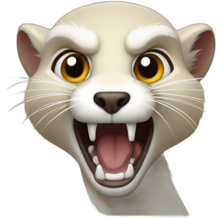 Angry weasel emoji