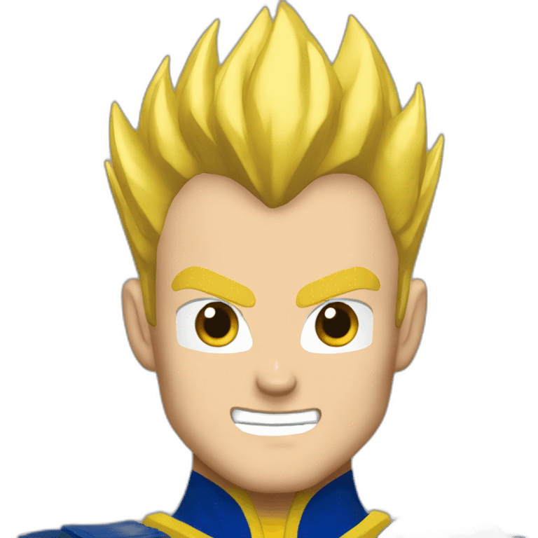 vegeta blond beard emoji