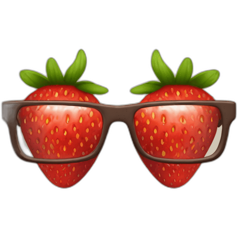 Strawberry glasses like the NANA ones emoji