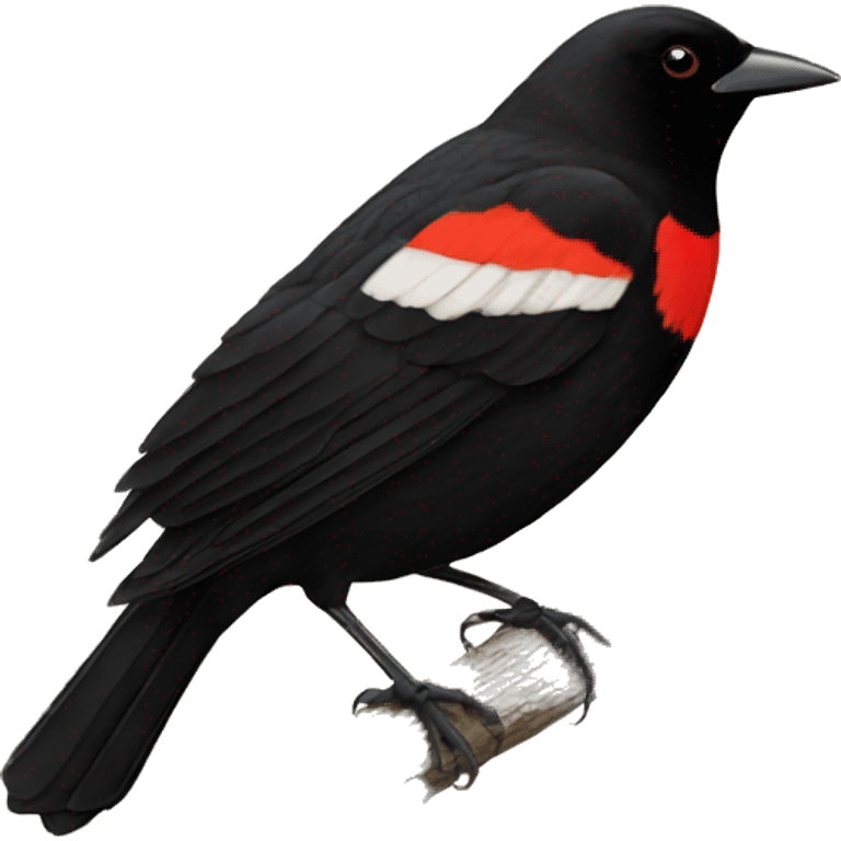 red-winged blackbird emoji