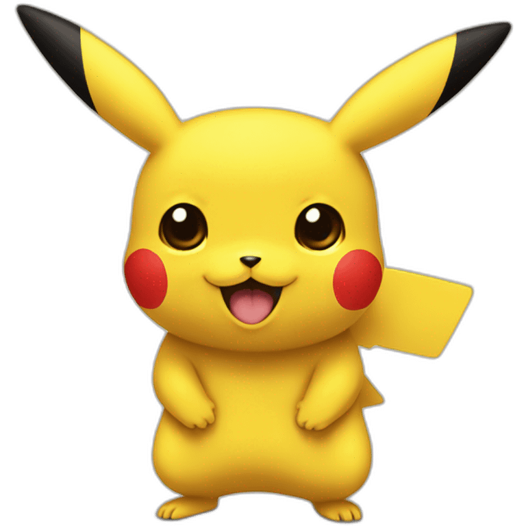 Pikachu en humain emoji